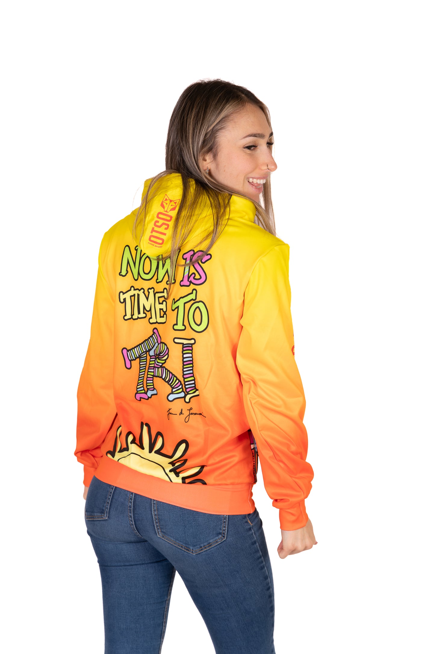 Hoodie - Time to tri Man Swim