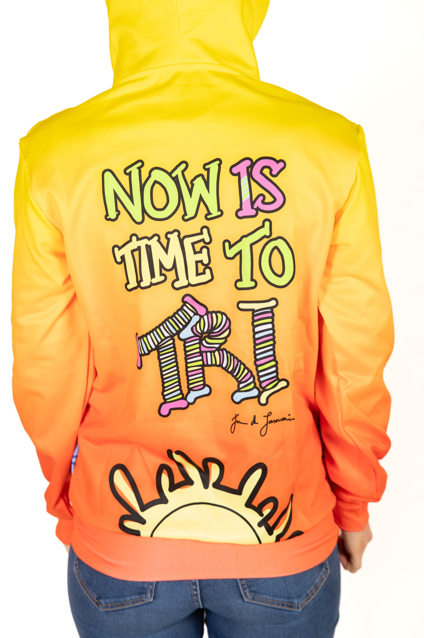 Hoodie - Time to tri Man Swim