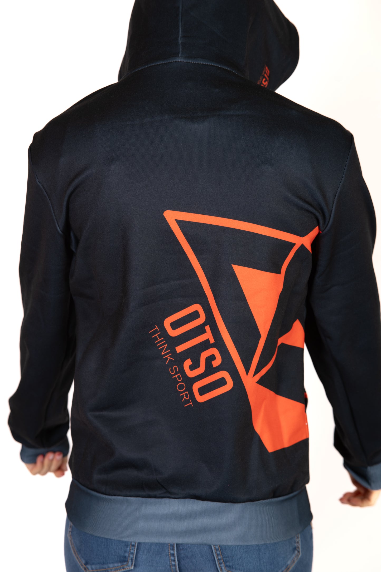 Felpa - Black & Fluo Orange Otso