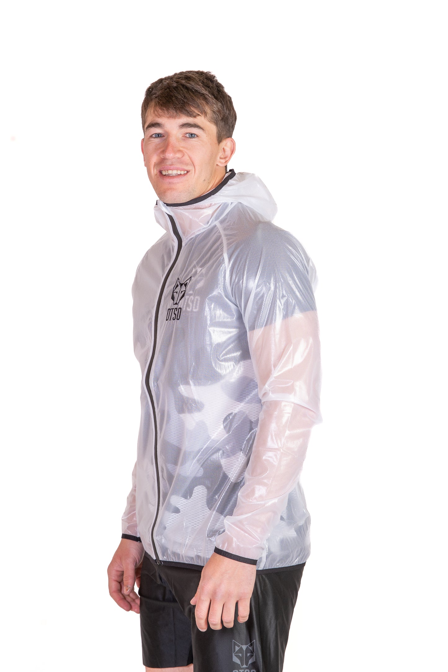 Waterproof Jacket - White & Black