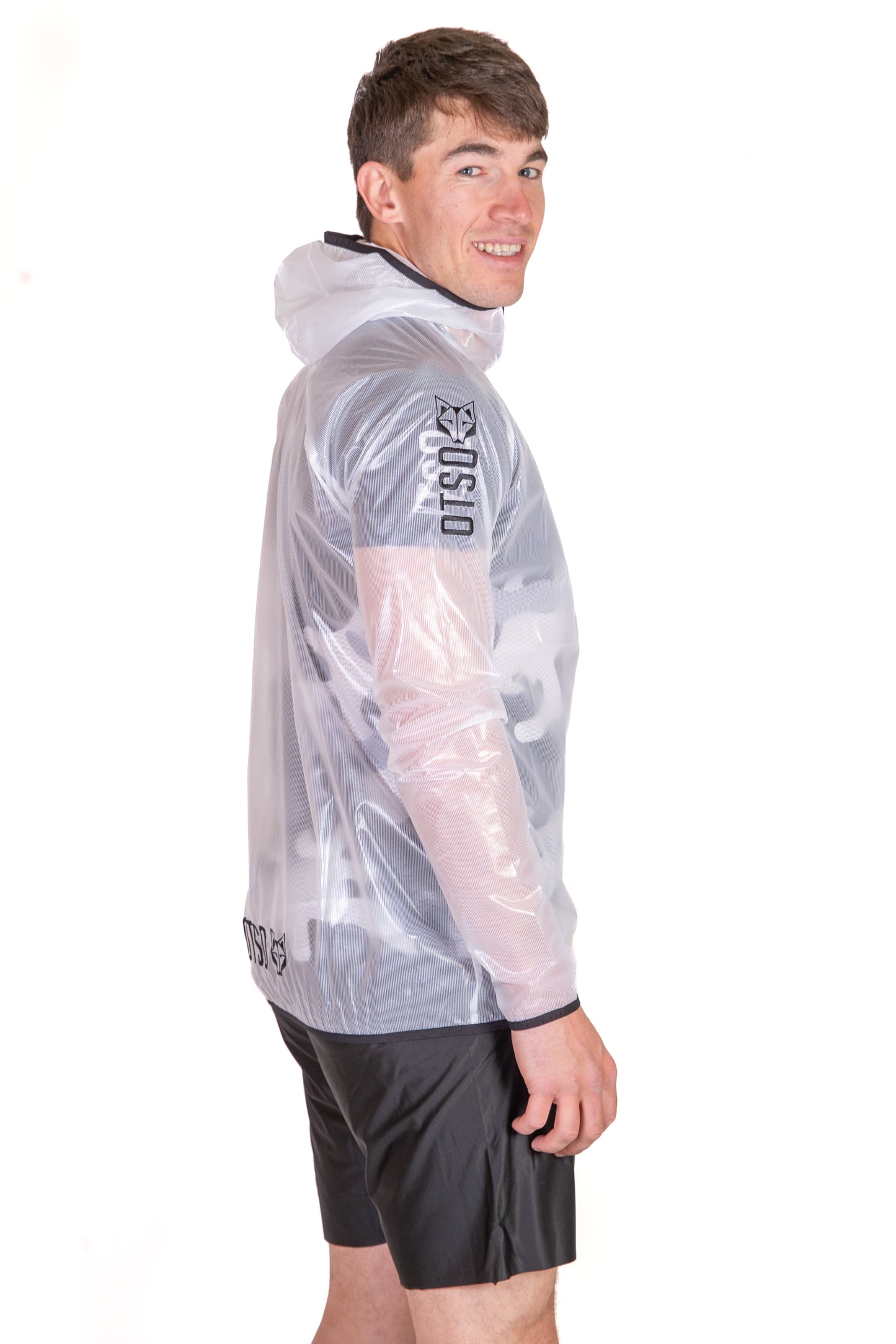 Waterproof Jacket - White & Black