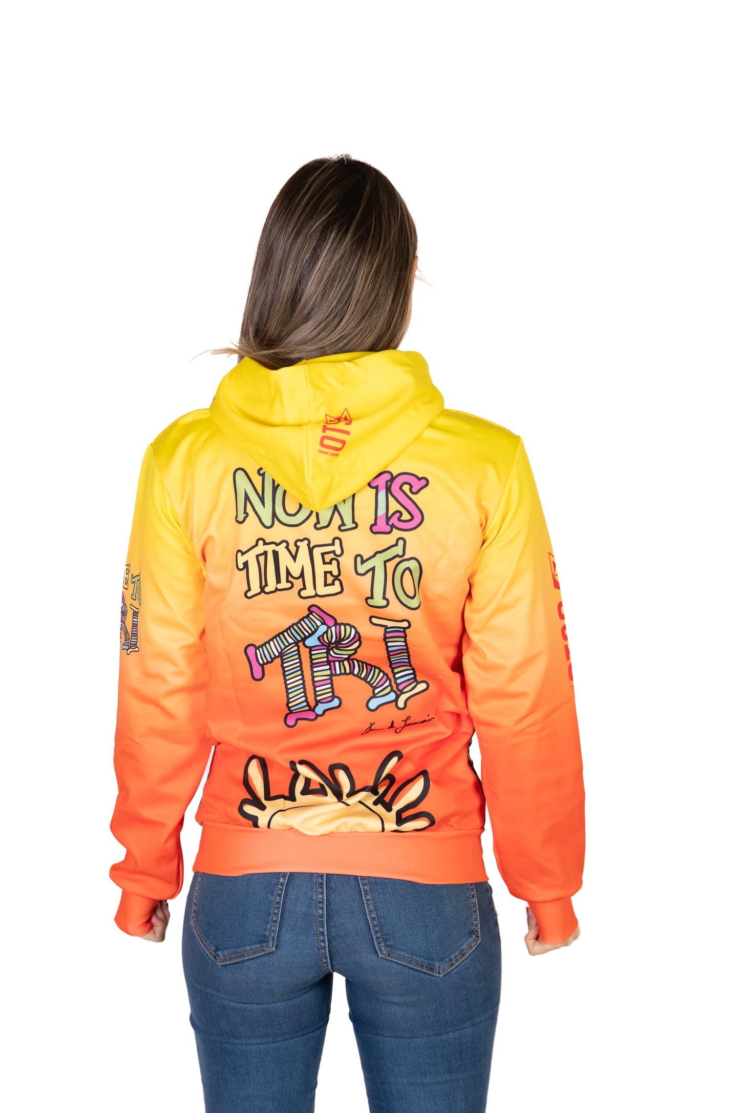 Hoodie - Time to tri Man Bike