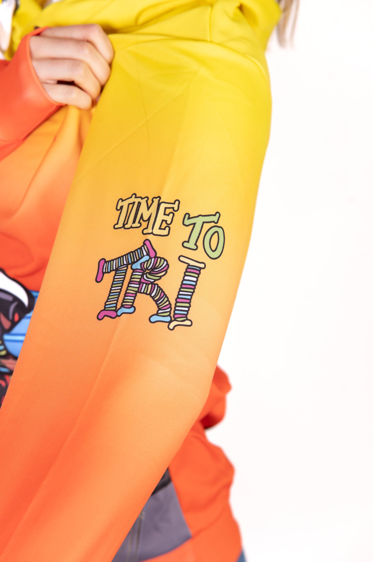 Hoodie - Time to tri Man Bike