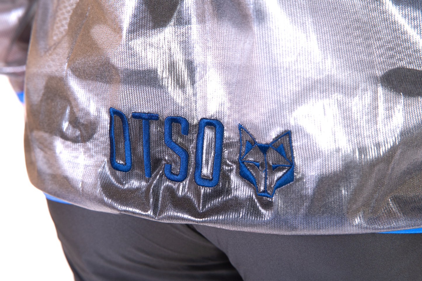 Waterproof Jacket - Black & Royal Blue