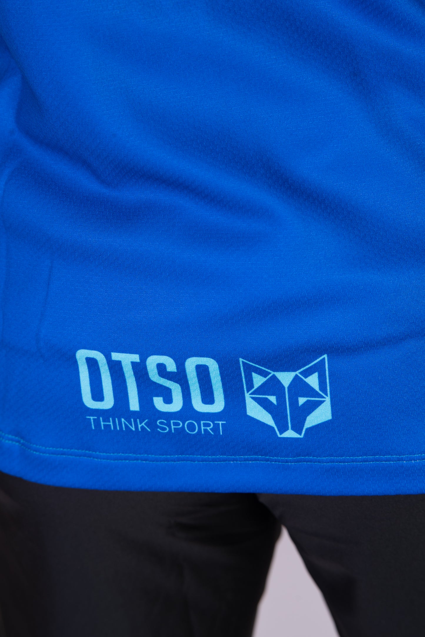 Felpa sportiva unisex con cappuccio - Electric Blue & Light Blue