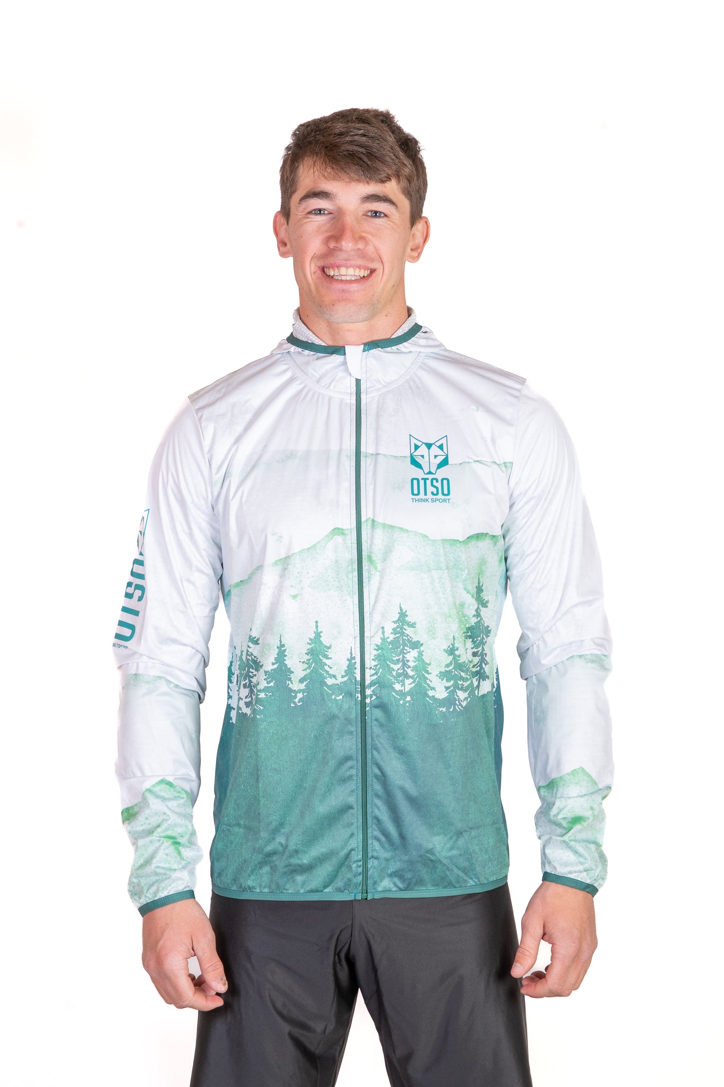 Unisex Running Jacket - Green Forest