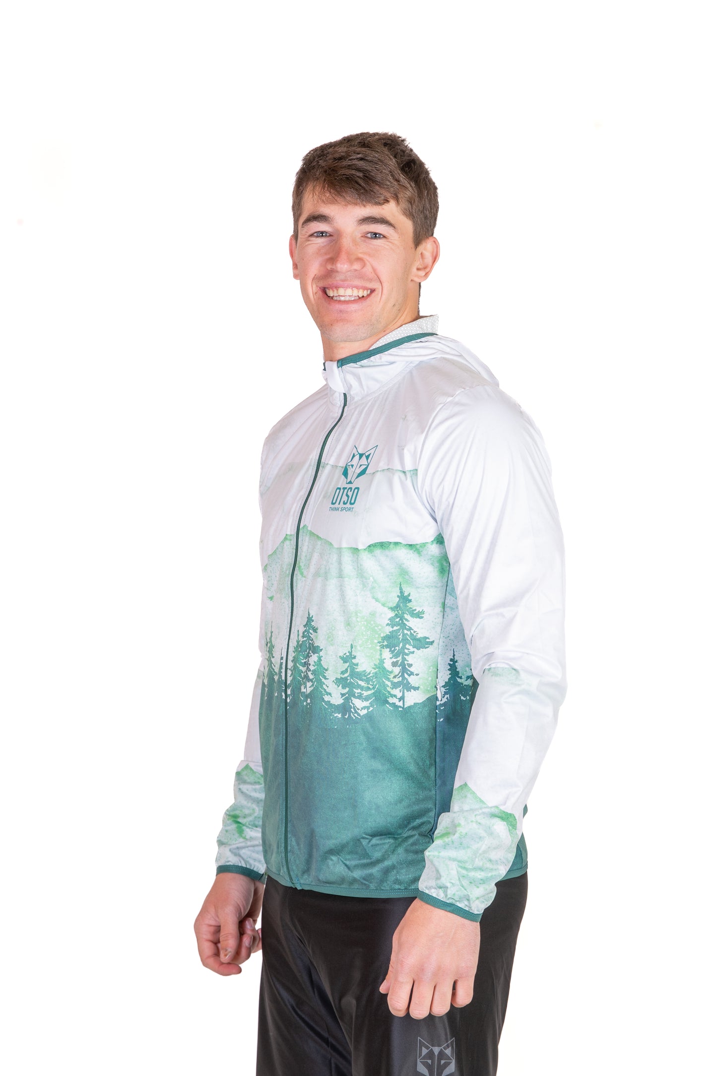 Unisex Running Jacket - Green Forest
