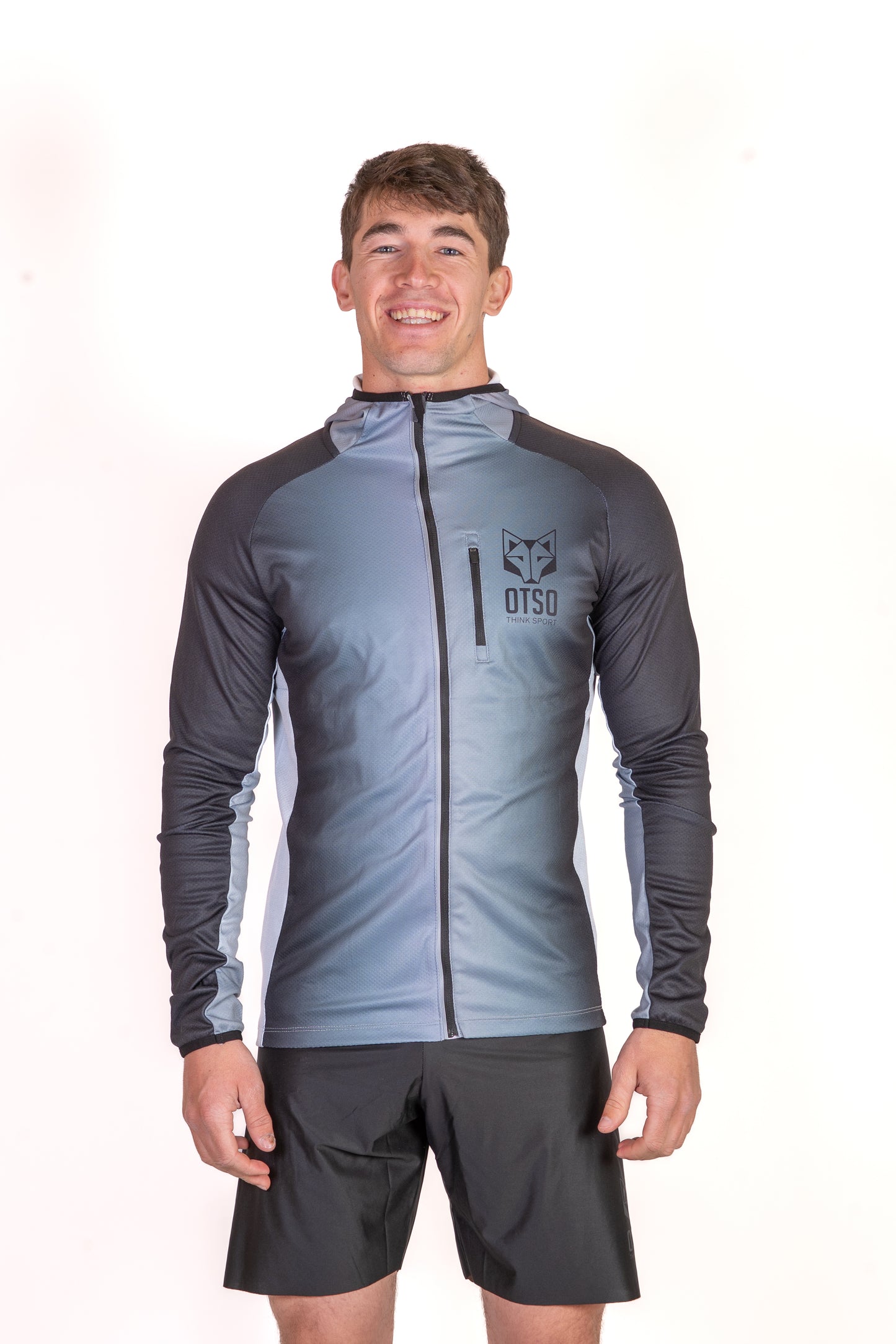 Unisex sport hoodie - Black & Grey