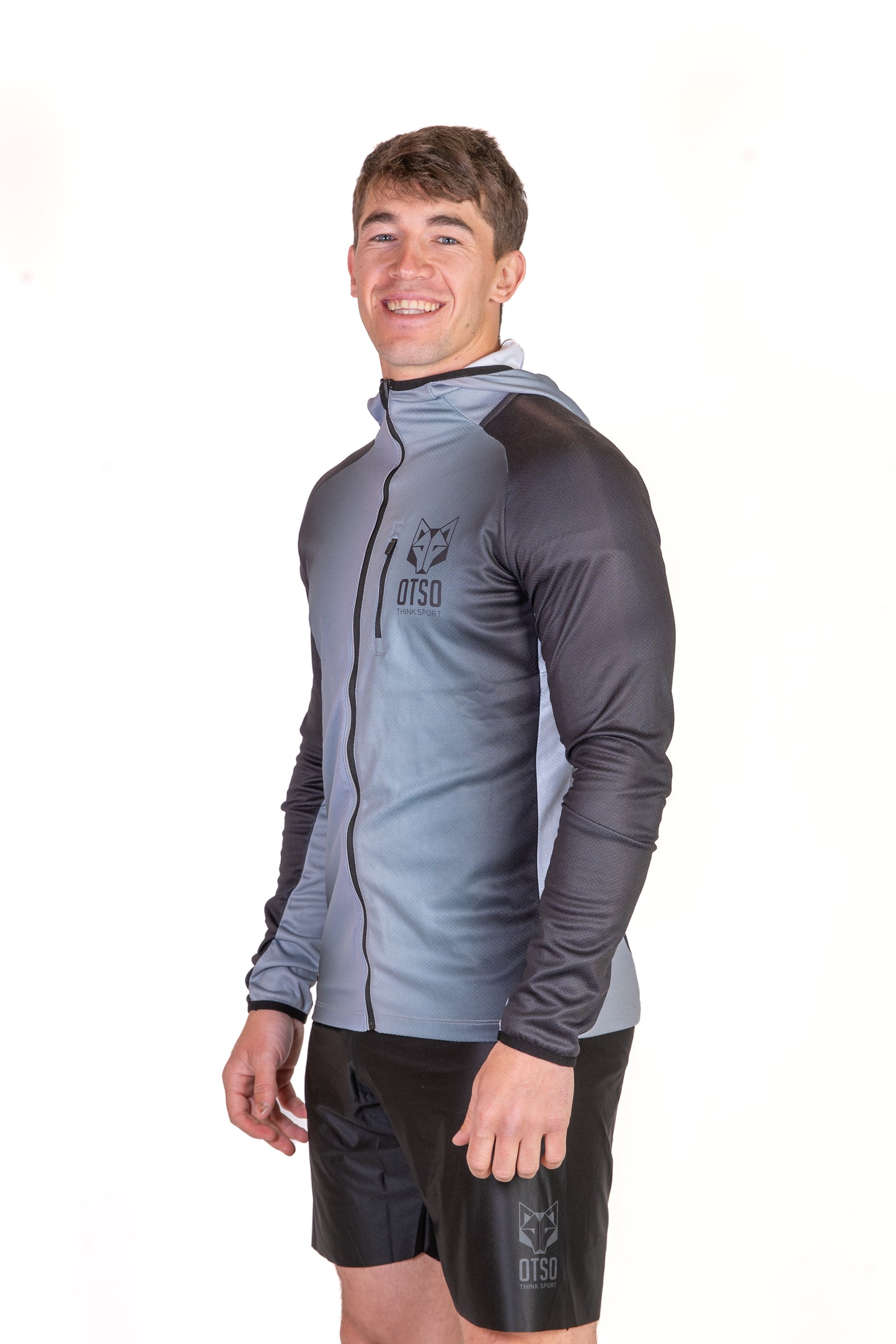 Unisex sport hoodie - Black & Grey