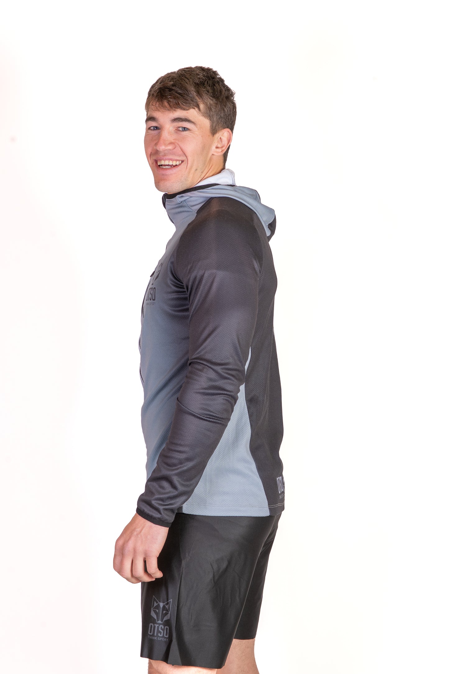 Unisex sport hoodie - Black & Grey