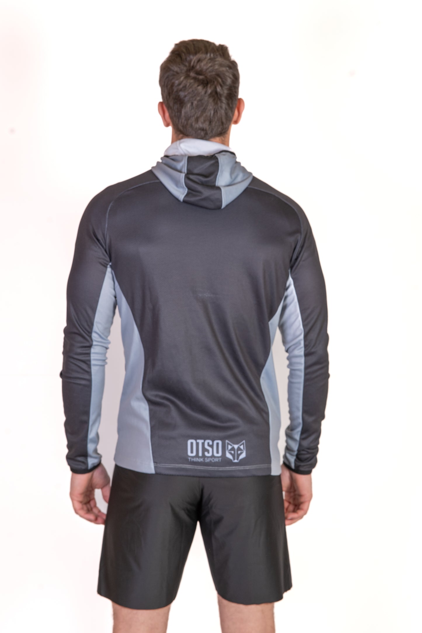 Unisex sport hoodie - Black & Grey