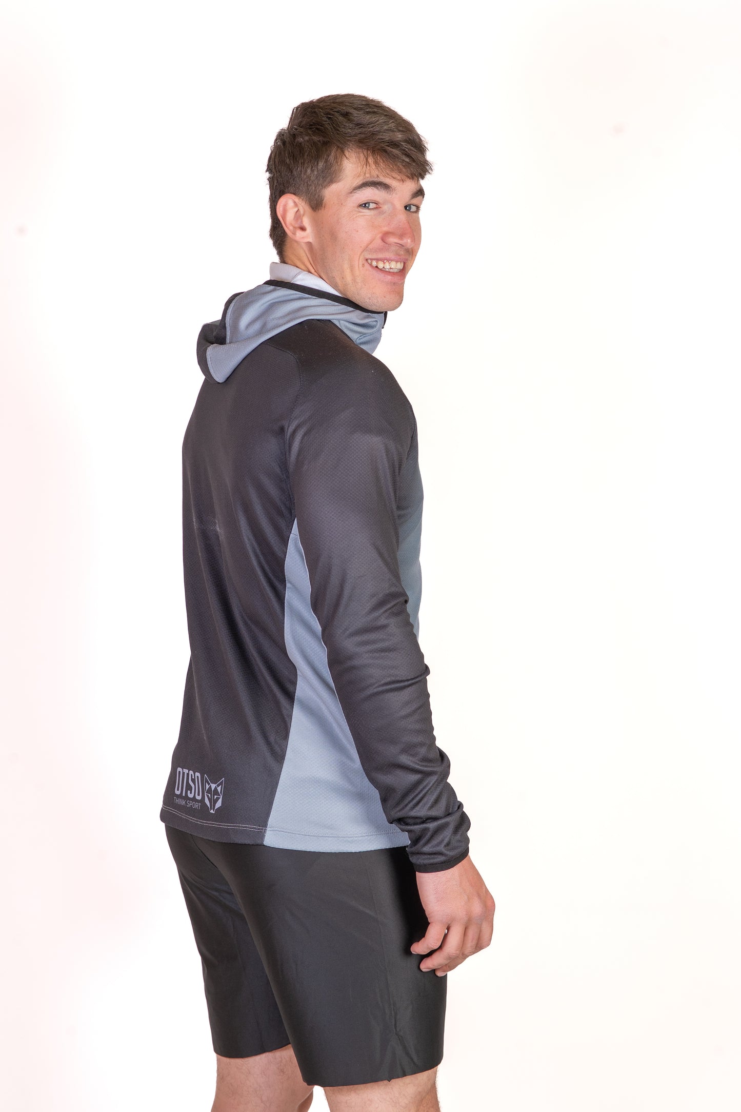 Unisex sport hoodie - Black & Grey