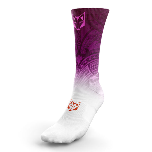 Sublimated Socks - Maori Bordeau