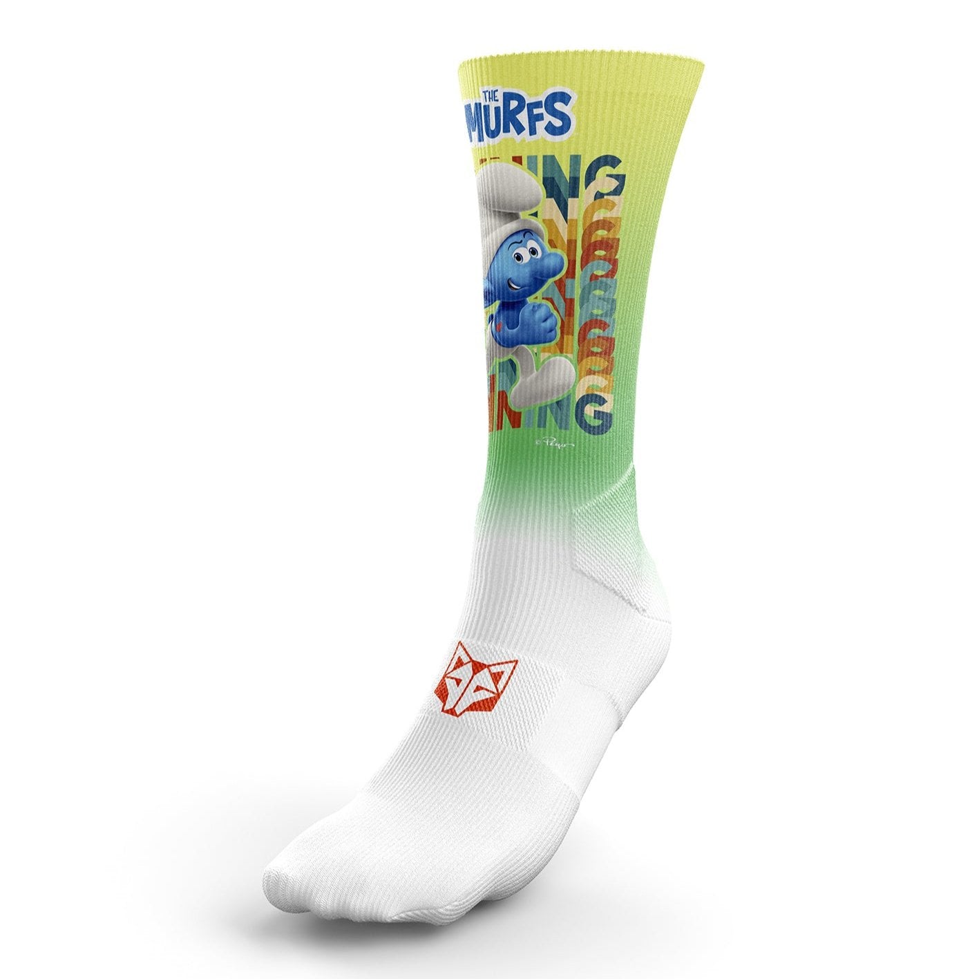 Calcetines Sublimados - Smurfs Running