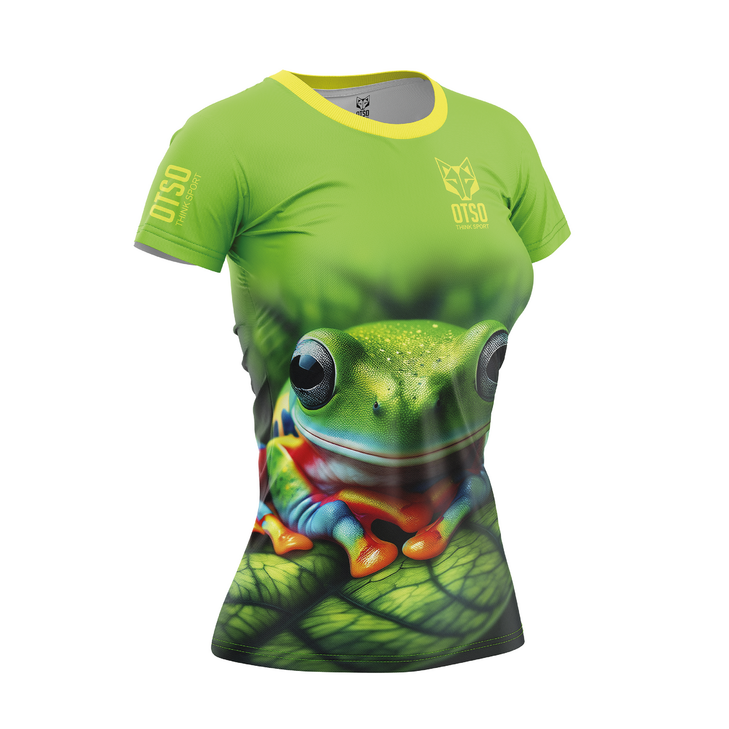 T-shirt de manga curta para mulher - Frog