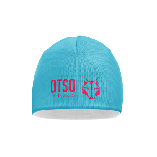 Gorro - Light Blue & Fluo Pink