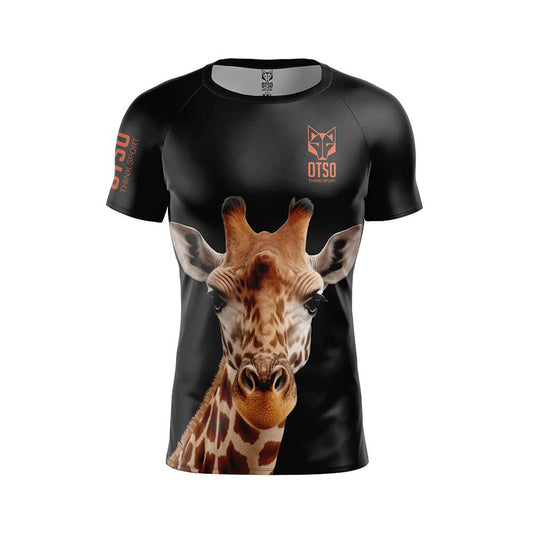 T-shirt de manga curta para homem - Giraffe