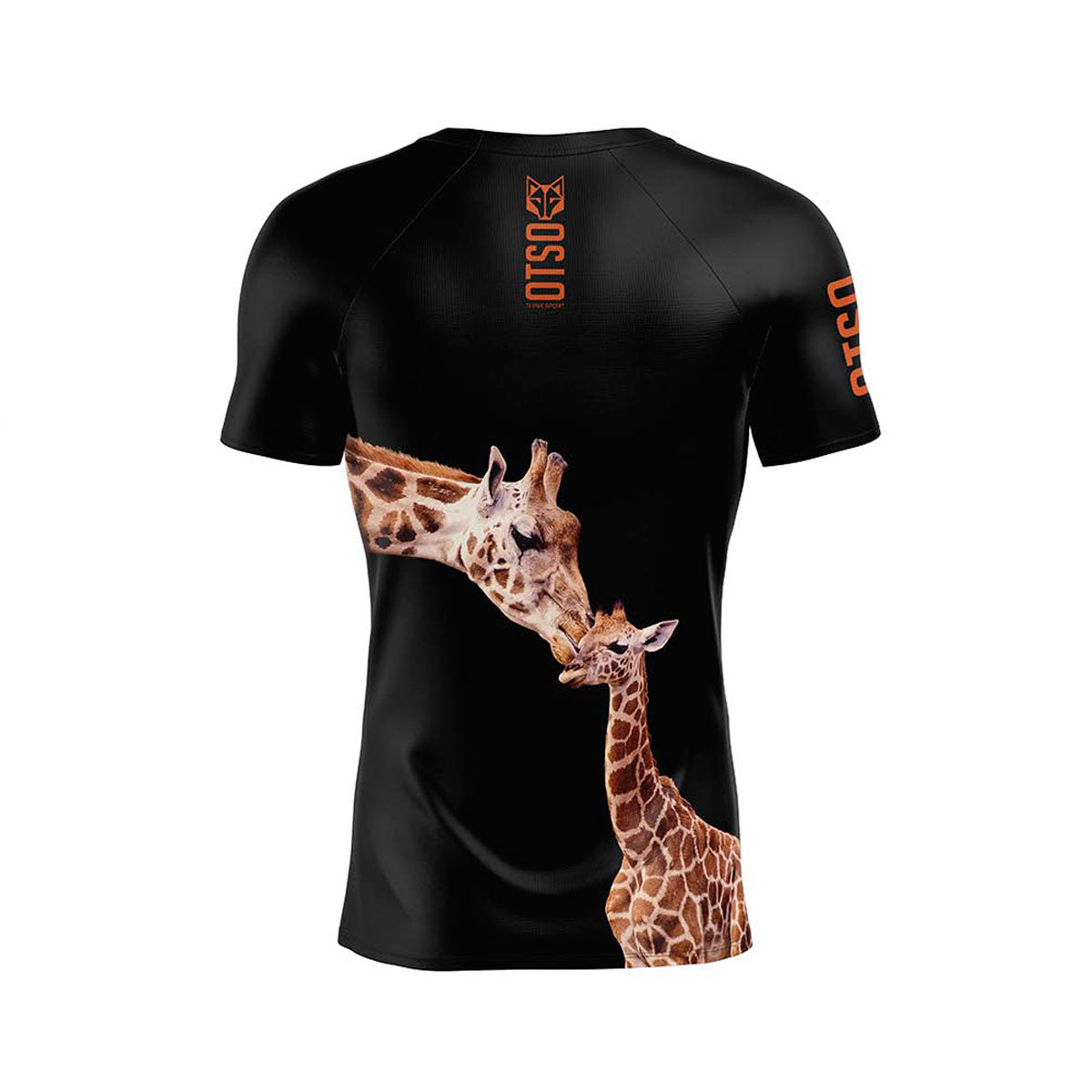 T-shirt de manga curta para homem - Giraffe