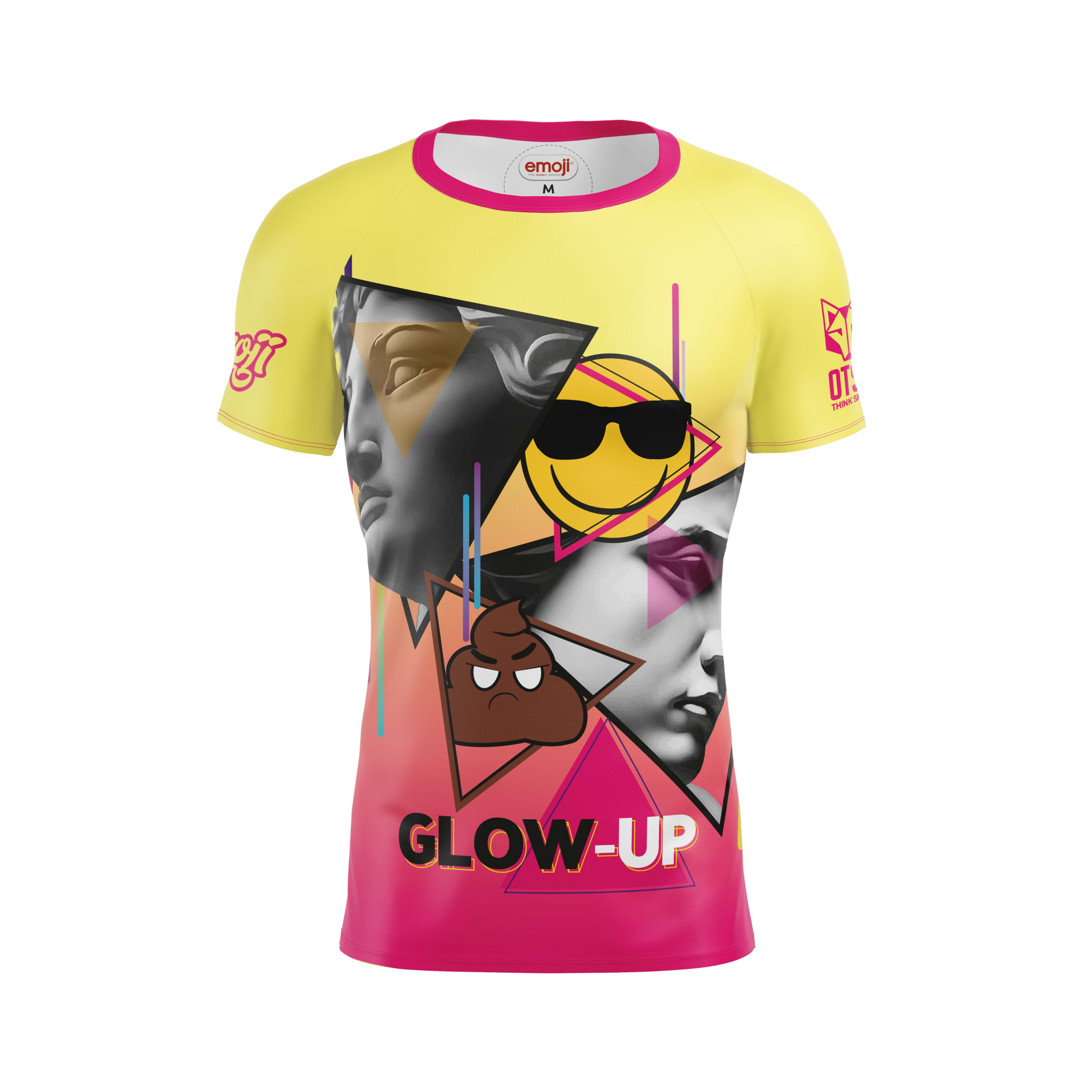 Camiseta manga corta hombre - Emoji Glow-Up (Outlet)