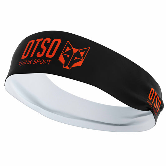 Cinta de cabeza - OTSO Sport Black / Fluo Orange