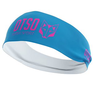 Cinta de cabeza - OTSO Sport Light Blue / Fluo Pink