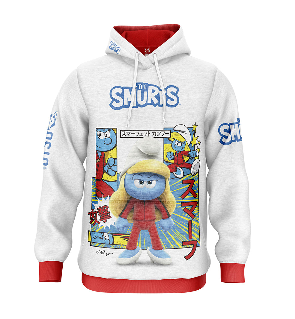 Sweat à capuche - Smurfs White (Outlet)