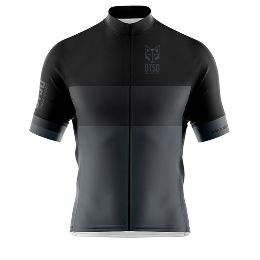 Men's short sleeve cycling jersey - Black