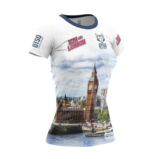 T-shirt manches courtes femme - Run London (Outlet)