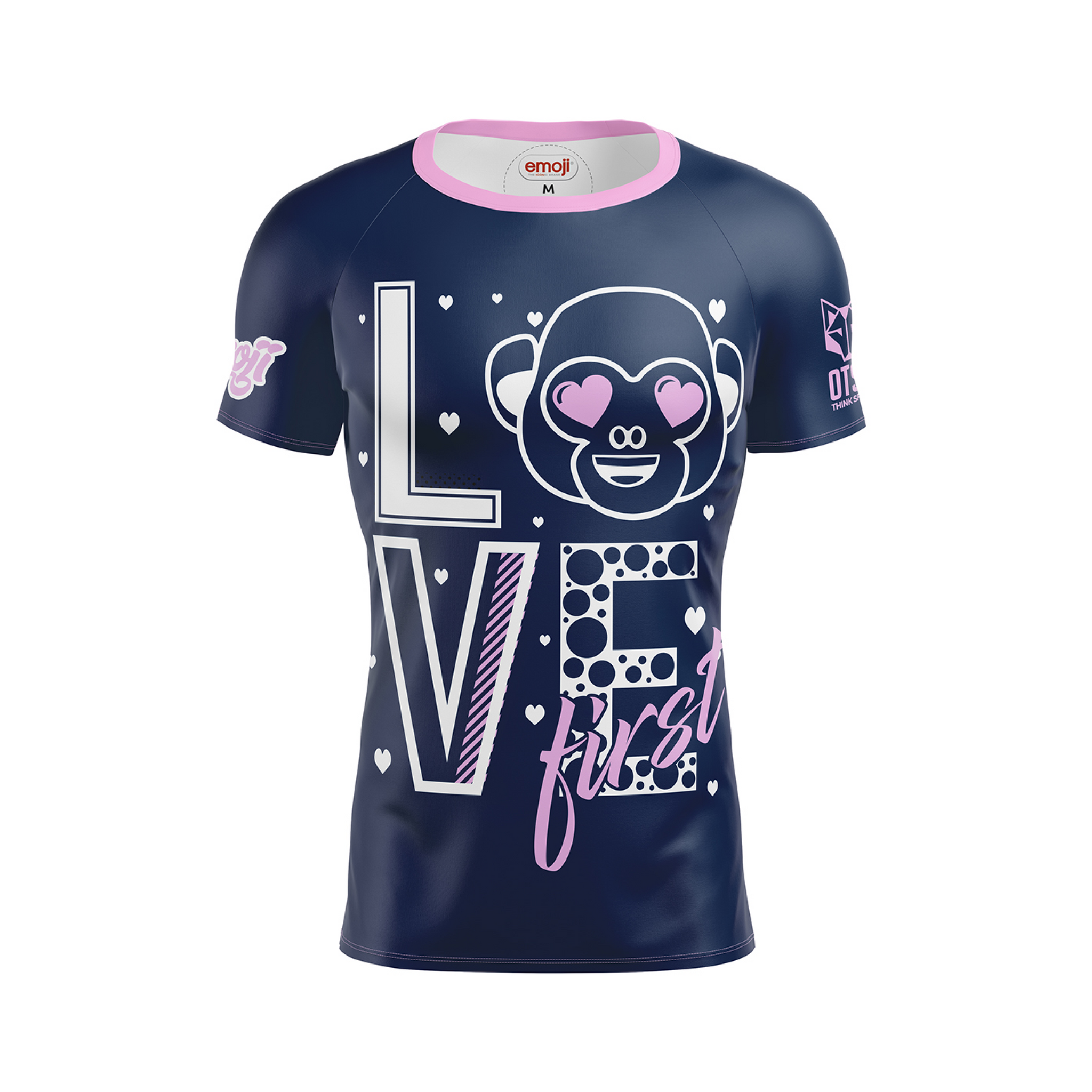 Camiseta manga corta hombre - Emoji Love First (Outlet)
