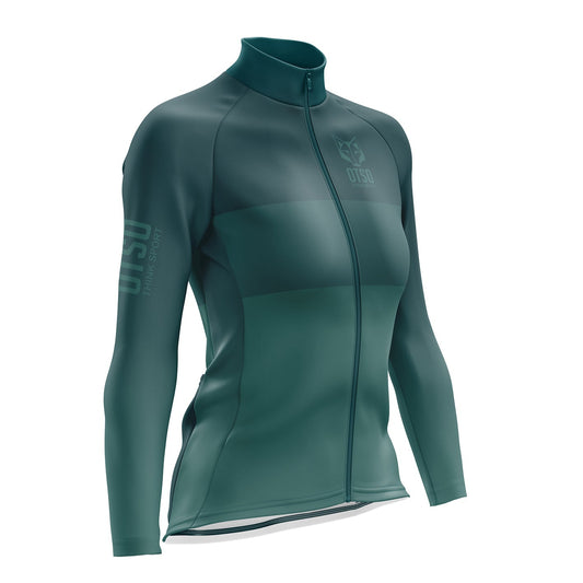 Maillot de ciclismo manga larga invierno mujer - Greenforest