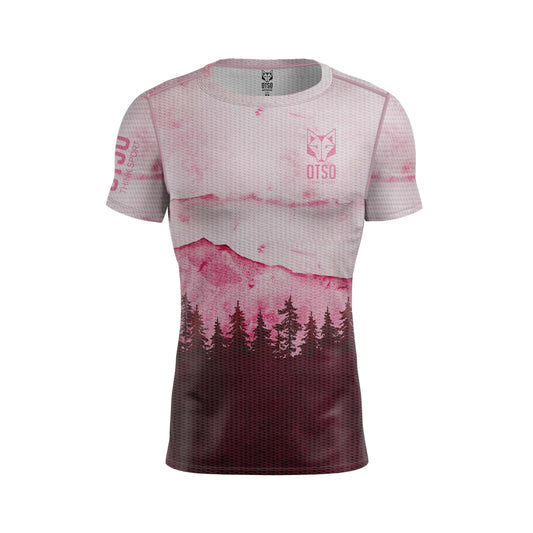 Camiseta manga corta hombre - Pink Forest