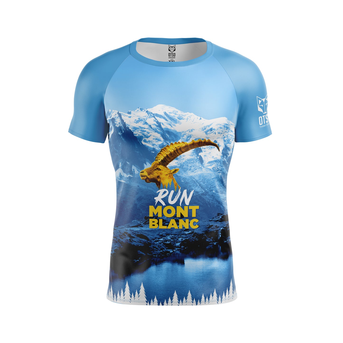 T-shirt manches courtes homme - Run Montblanc (Outlet)