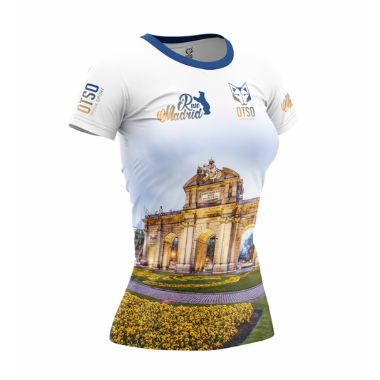 Camiseta feminina manga curta - Run Madrid 2025 (Outlet)