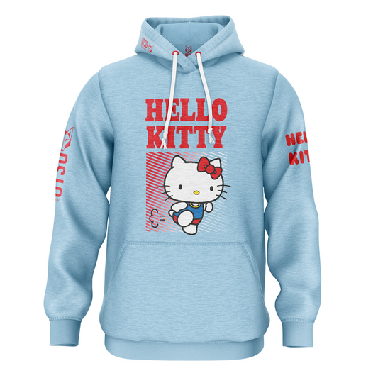 Sweat à capuche - Hello Kitty Rayures