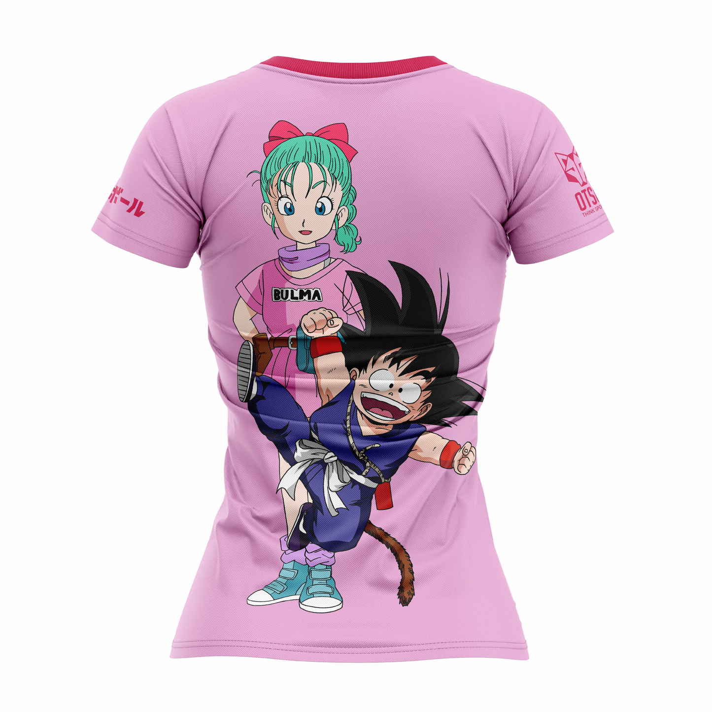 Camiseta feminina de manga curta - Dragon Ball Bulma