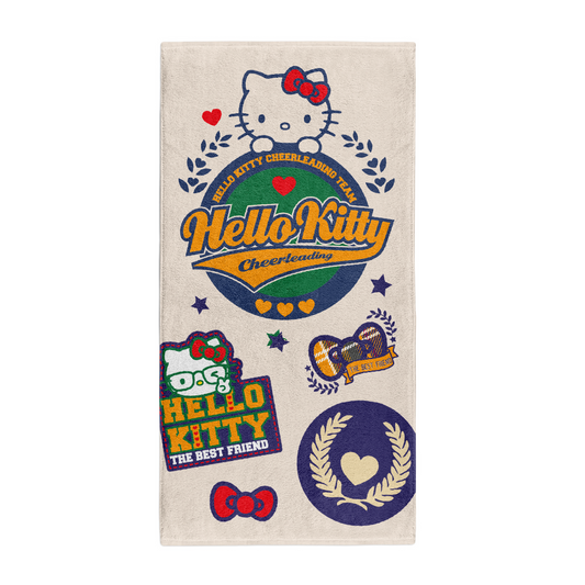 Microfiber Towel - Hello Kitty Cheerleading