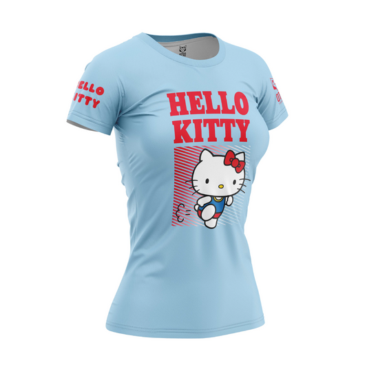 T-shirt à manches courtes pour filles et femmes - Hello Kitty Stripes