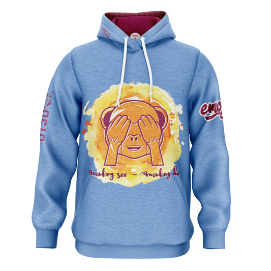 Sweat à capuche - Emoji Monkey See