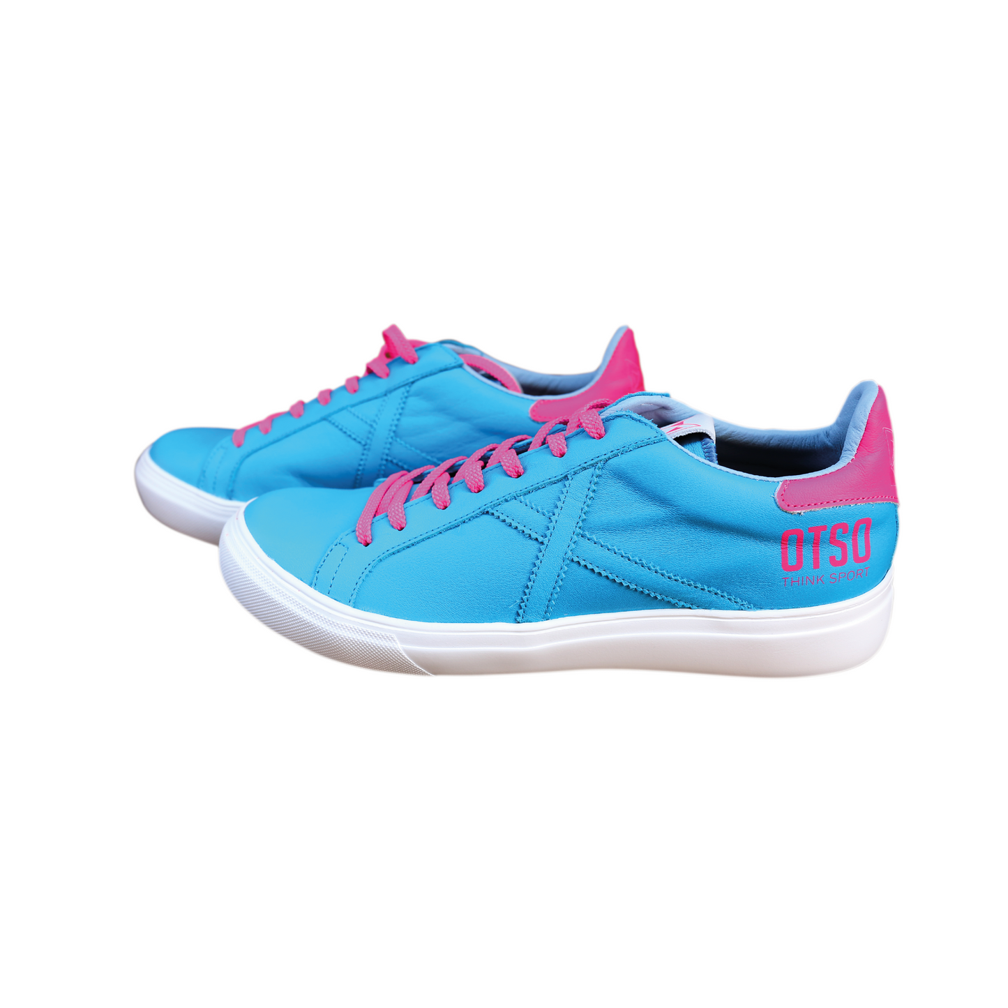 Sneakers OTSO X Munich bleu turquoise - Femme