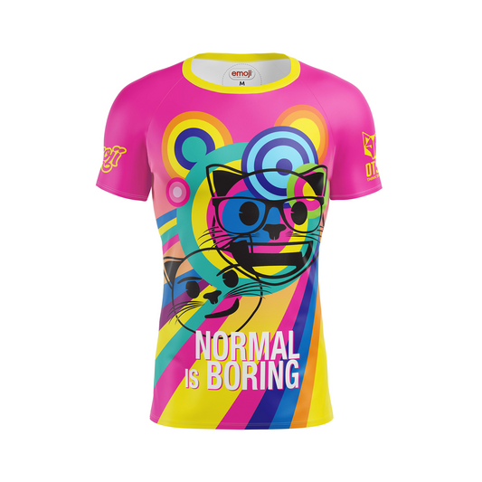 Men's Short Sleeve T-Shirt - Emoji Normal Is Boring