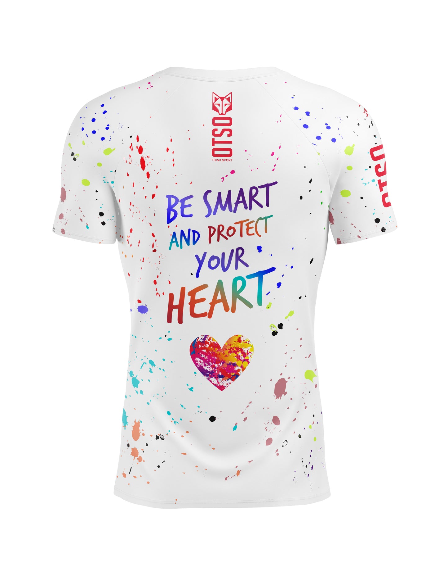 Camiseta masculina de manga curta - Be Smart and Protect your Heart