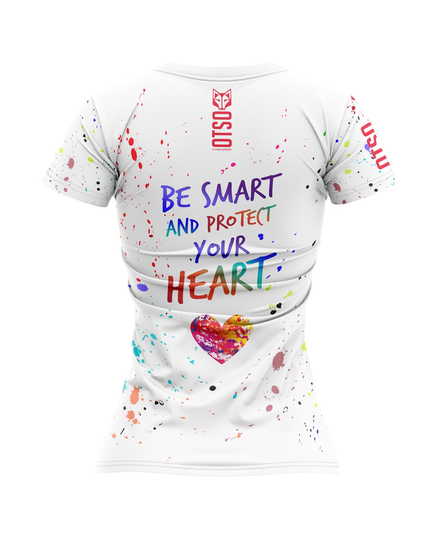 T-shirt manches courtes femme - Be Smart and Protect your Heart