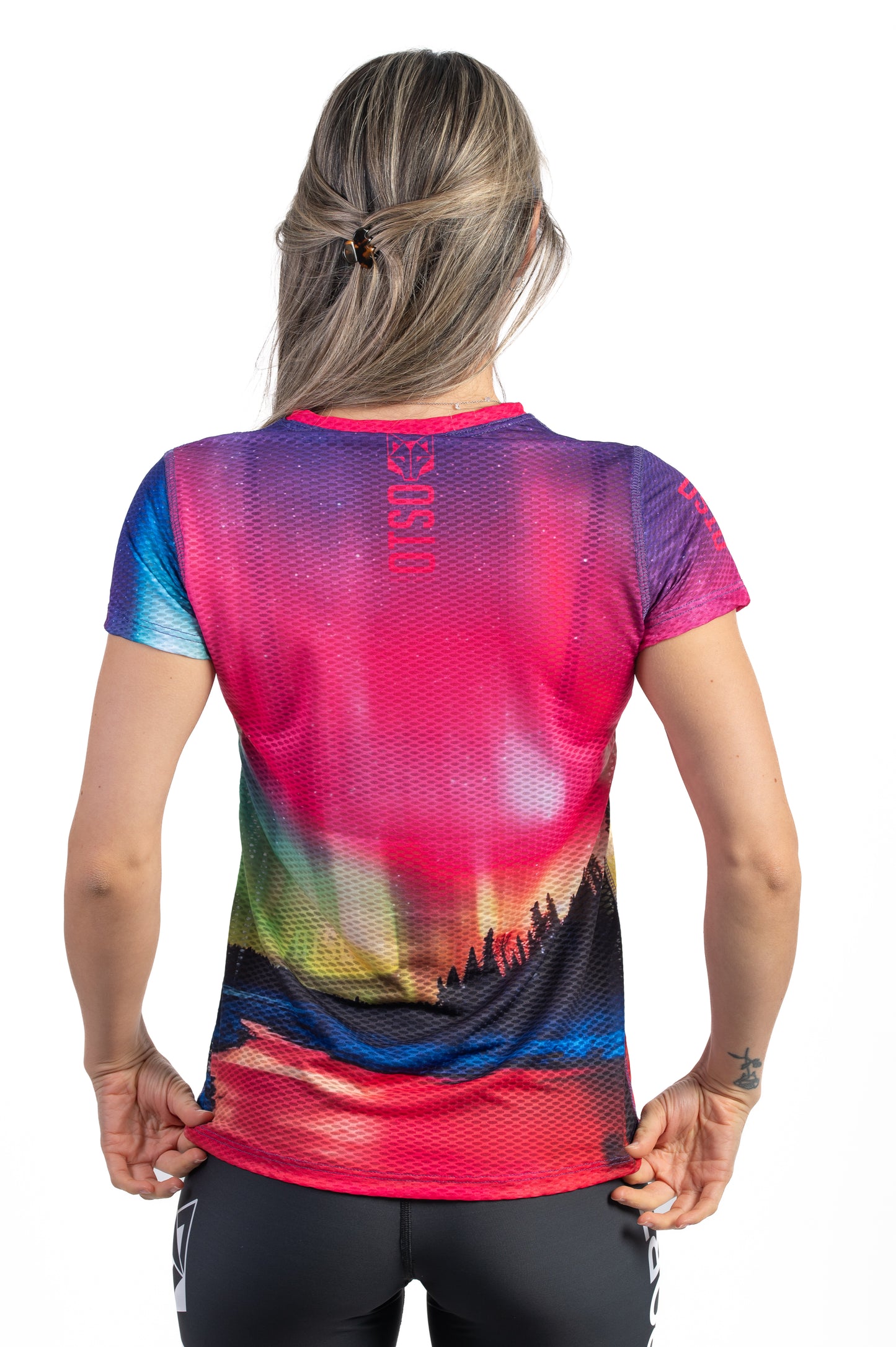 Short sleeve t-shirt women - Northern lights