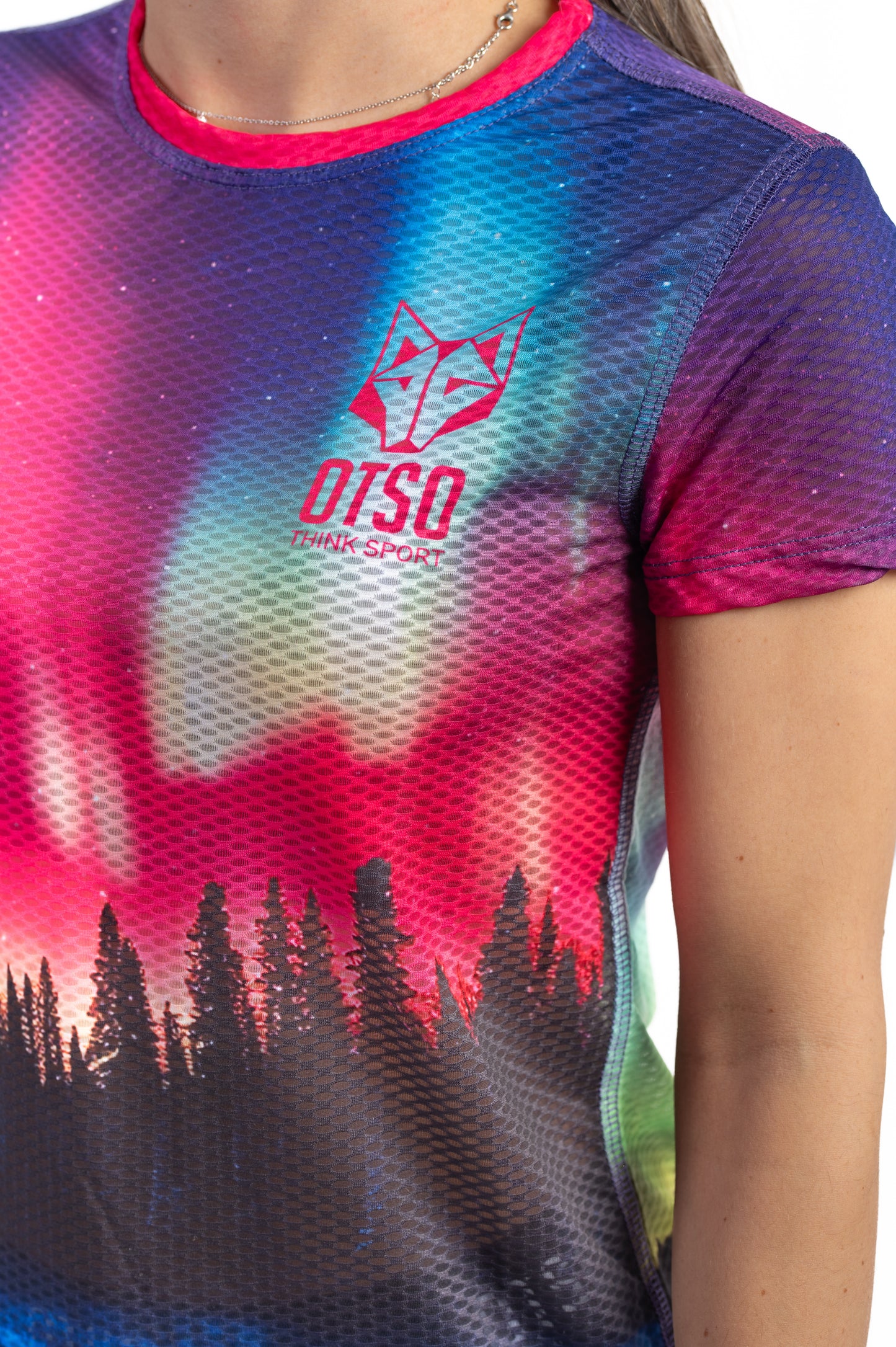 Short sleeve t-shirt women - Northern lights