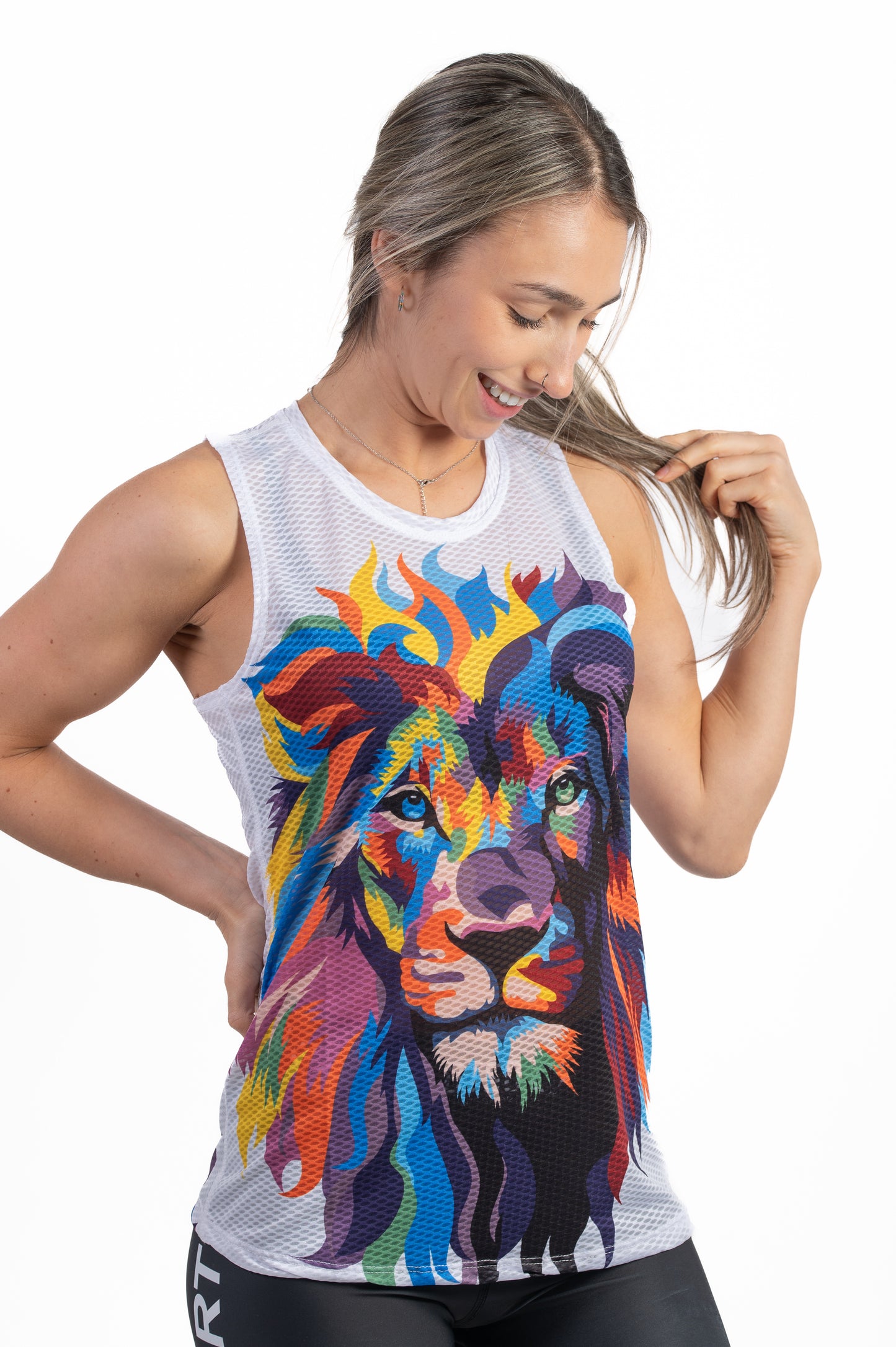 Camiseta sem mangas feminina - Be A Lion