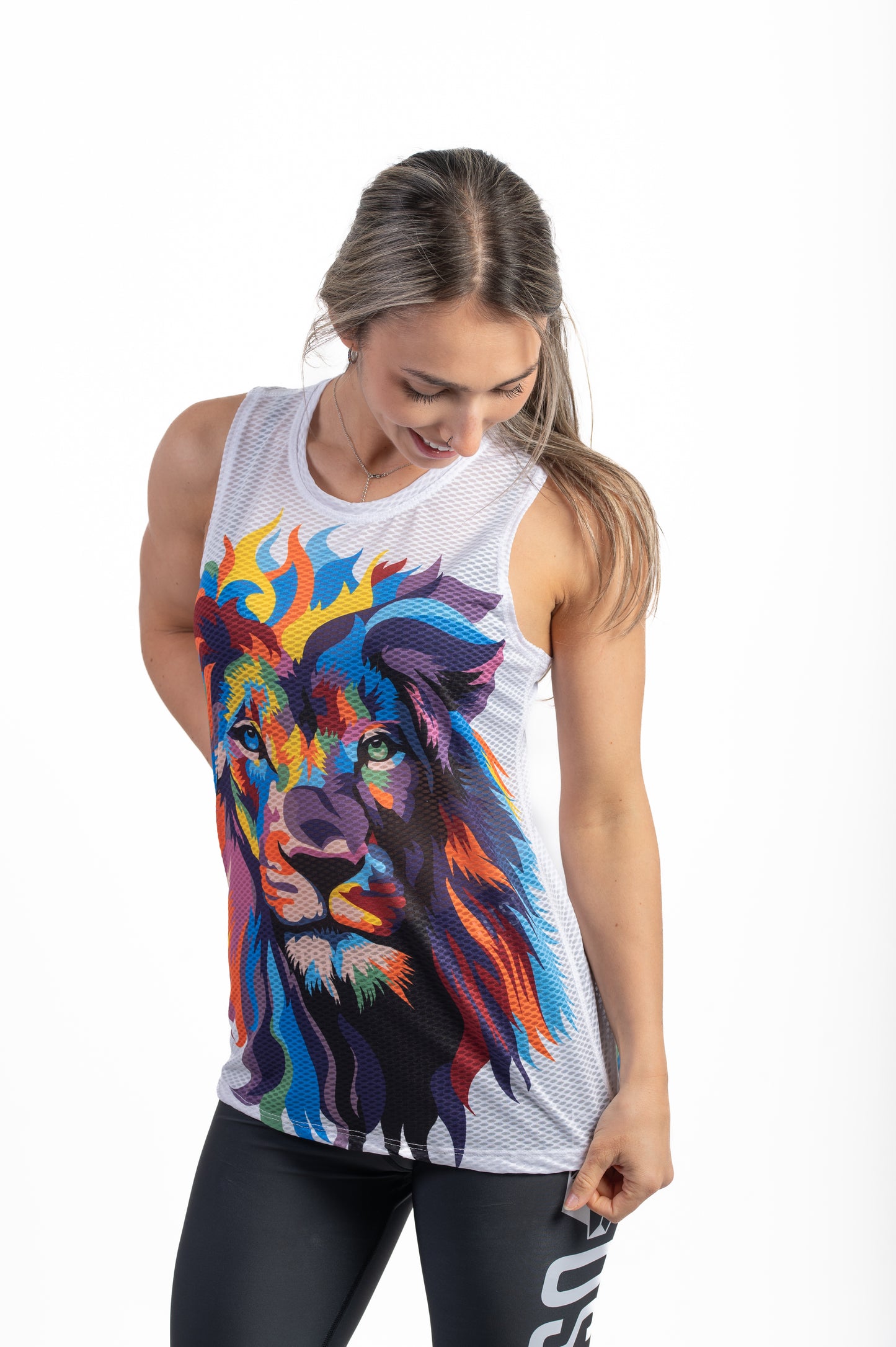 Camiseta sem mangas feminina - Be A Lion