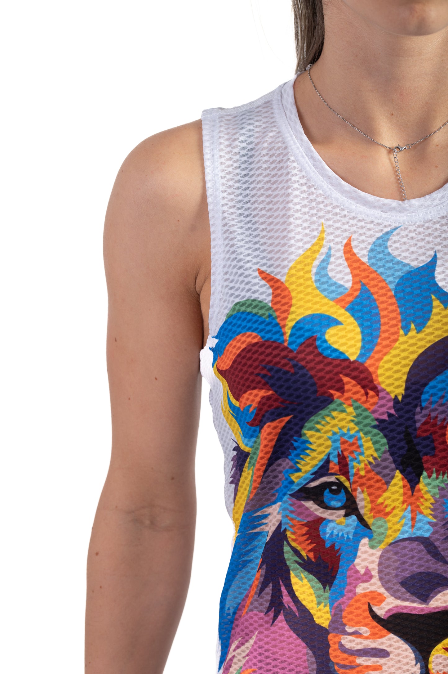 Camiseta sem mangas feminina - Be A Lion