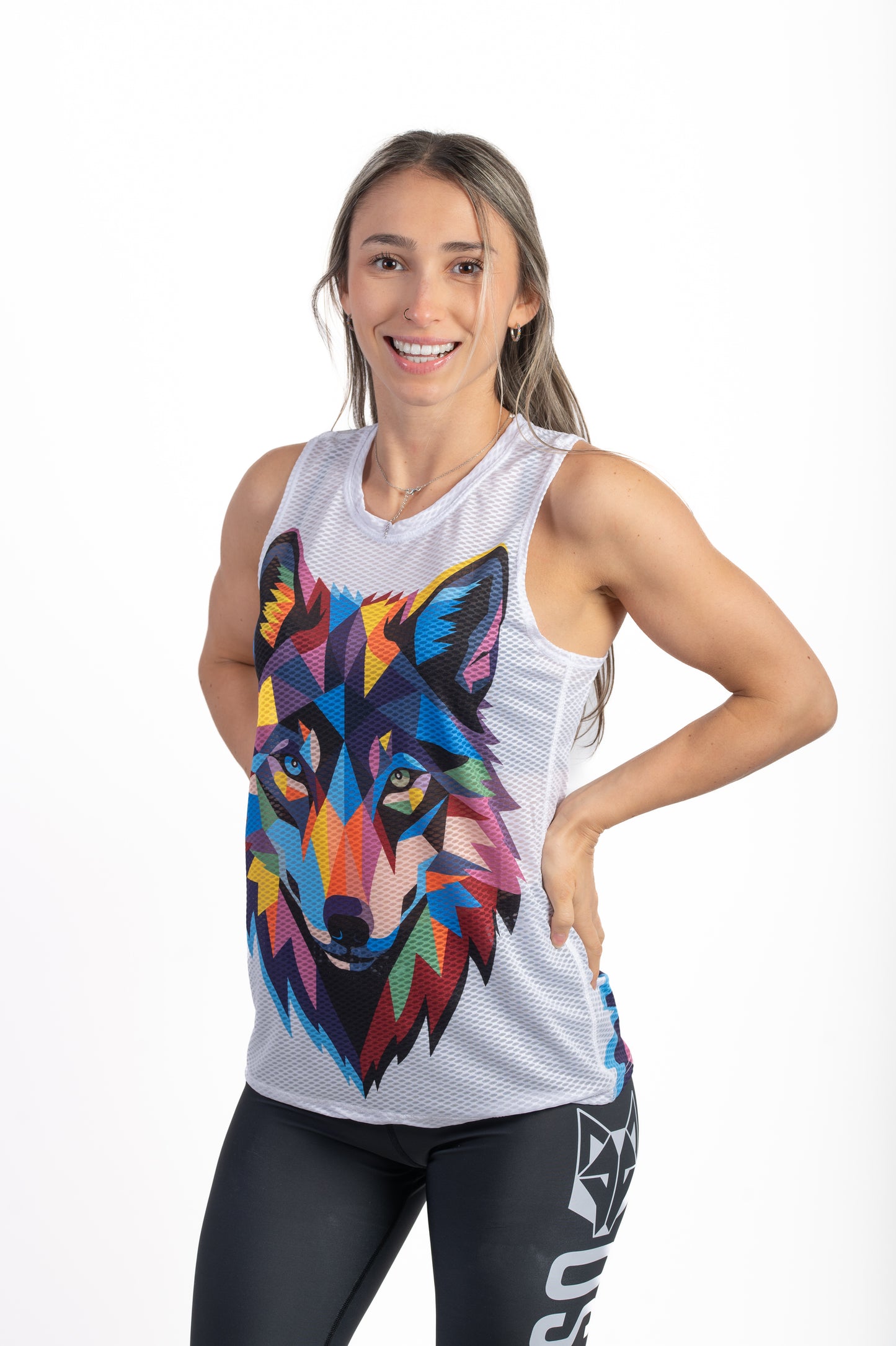 Sleeveless women's t-shirt - Be A Wolf