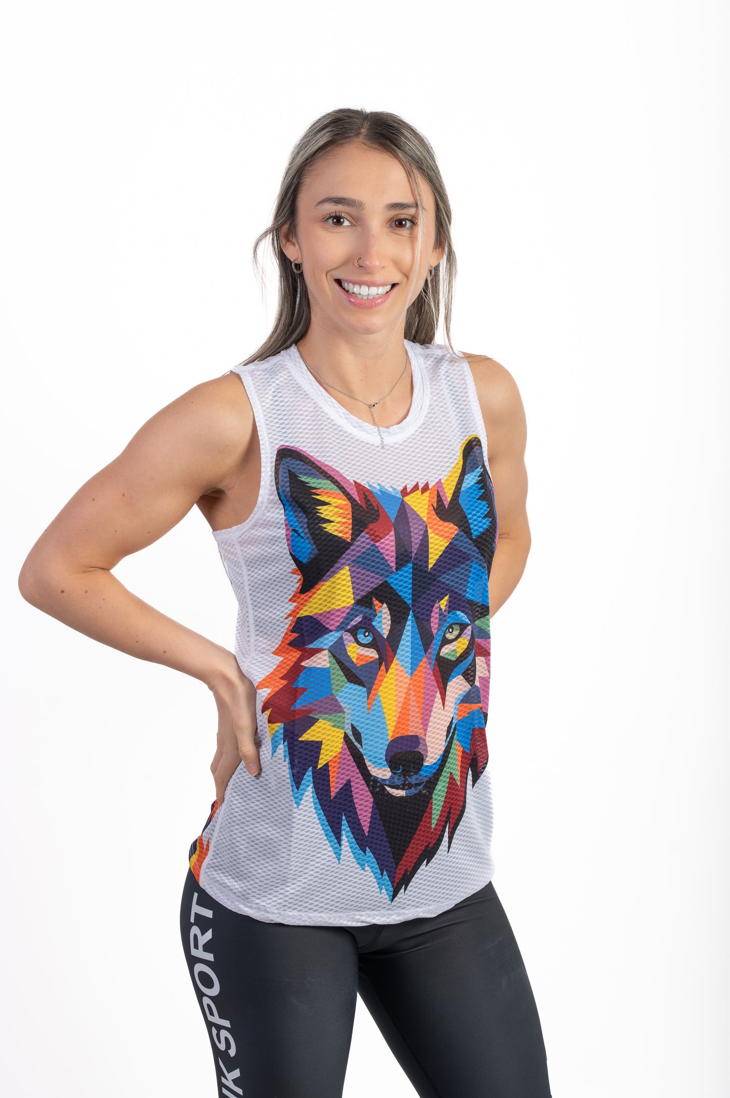 Sleeveless women's t-shirt - Be A Wolf