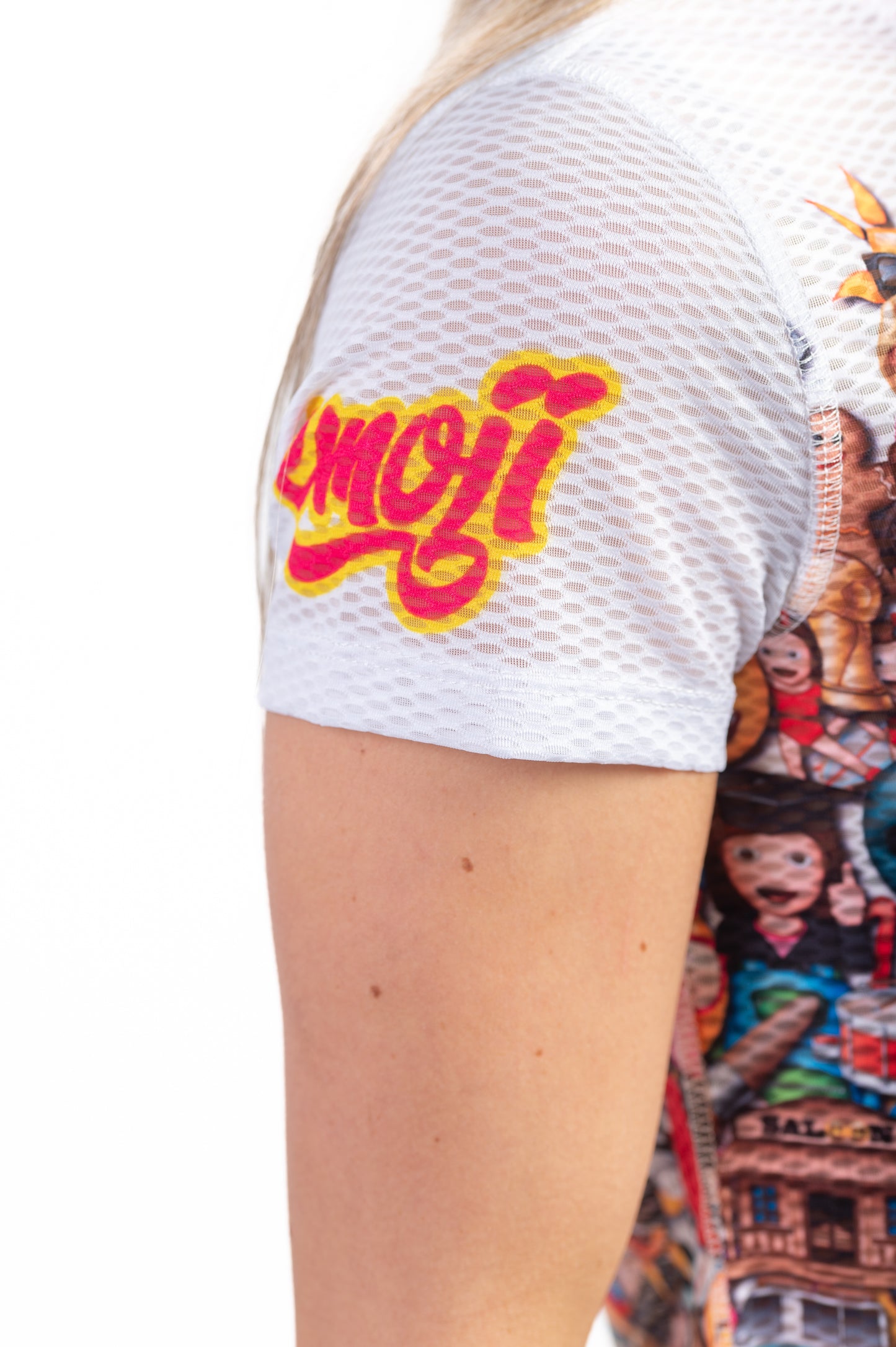 Camiseta manga curta feminina - Emoji Big Wave